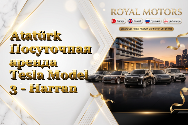 Atatürk Посуточная аренда Tesla Model 3 - Harran
