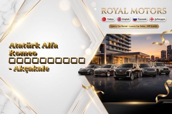 Atatürk Alfa Romeo გაქირავება - Akçakale