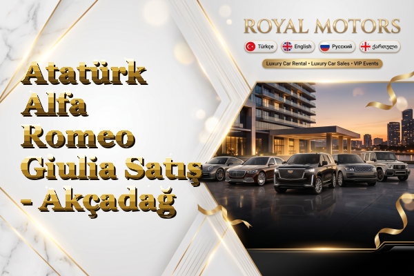 Atatürk Alfa Romeo Giulia Satış - Akçadağ