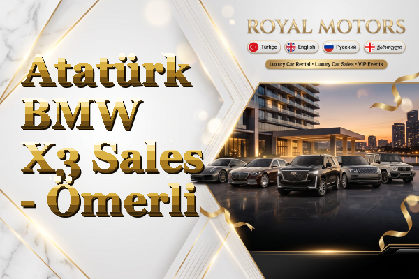 Atatürk BMW X3 Sales - Ömerli