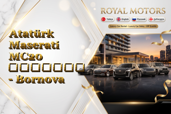Atatürk Maserati MC20 გაყიდვა - Bornova