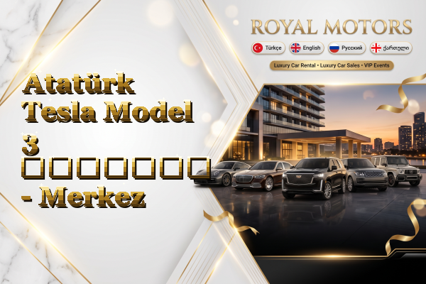 Atatürk Tesla Model 3 გაყიდვა - Merkez
