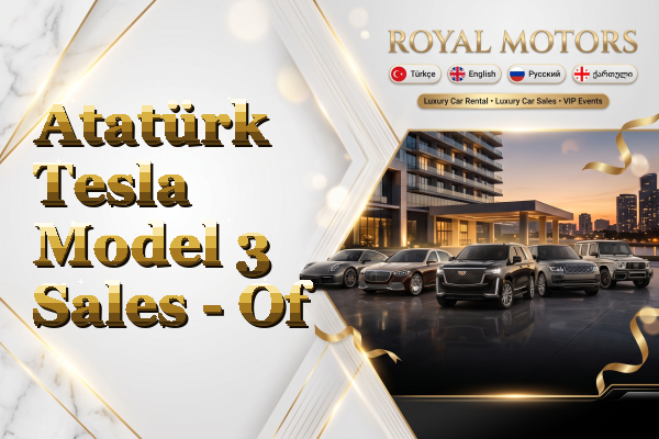 Atatürk Tesla Model 3 Sales - Of