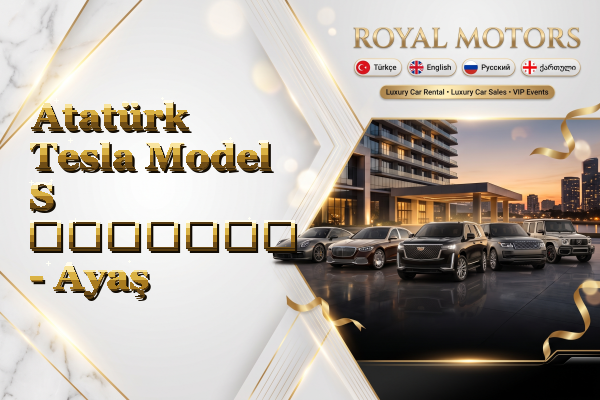 Atatürk Tesla Model S გაყიდვა - Ayaş