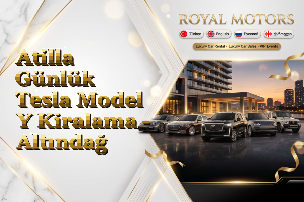 Atilla Günlük Tesla Model Y Kiralama - Altındağ