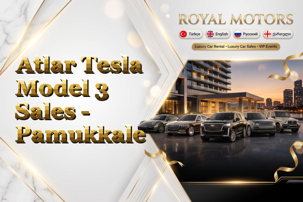 Atlar Tesla Model 3 Sales - Pamukkale
