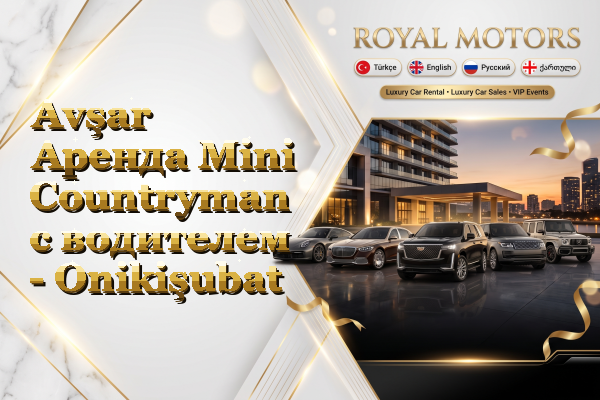 Avşar Аренда Mini Countryman с водителем - Onikişubat