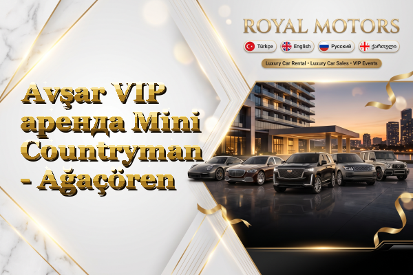 Avşar VIP аренда Mini Countryman - Ağaçören