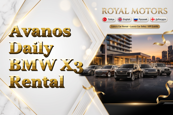 Avanos Daily BMW X3 Rental