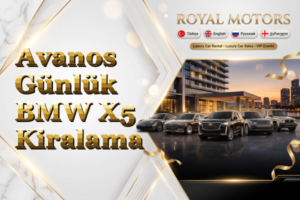 Avanos Günlük BMW X5 Kiralama