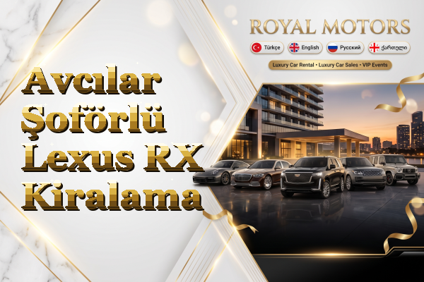 Avcılar Şoförlü Lexus RX Kiralama
