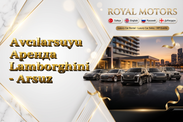 Avcılarsuyu Аренда Lamborghini - Arsuz