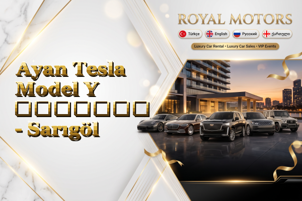 Ayan Tesla Model Y გაყიდვა - Sarıgöl