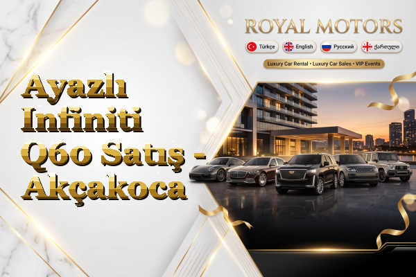 Ayazlı Infiniti Q60 Satış - Akçakoca
