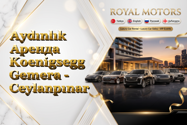 Aydınlık Аренда Koenigsegg Gemera - Ceylanpınar
