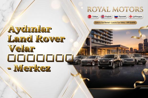Aydınlar Land Rover Velar გაყიდვა - Merkez