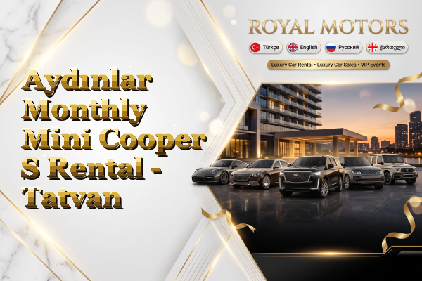 Aydınlar Monthly Mini Cooper S Rental - Tatvan