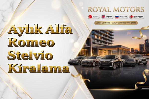 Aylık Alfa Romeo Stelvio Kiralama