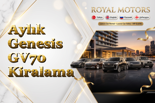 Aylık Genesis GV70 Kiralama