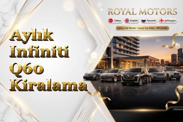 Aylık Infiniti Q60 Kiralama