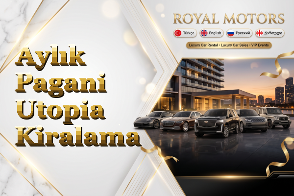 Aylık Pagani Utopia Kiralama