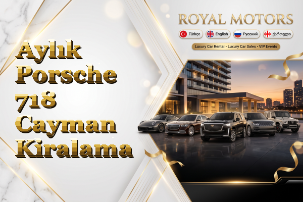 Aylık Porsche 718 Cayman Kiralama