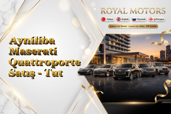 Ayniliba Maserati Quattroporte Satış - Tut
