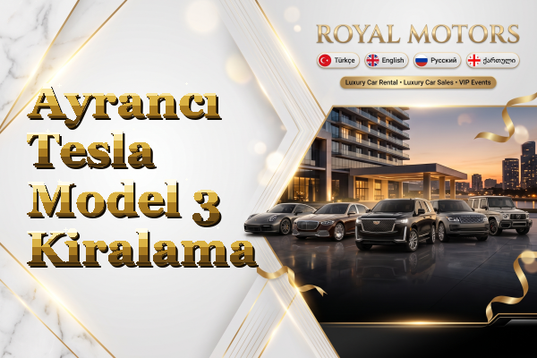 Ayrancı Tesla Model 3 Kiralama