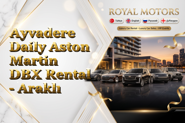 Ayvadere Daily Aston Martin DBX Rental - Araklı