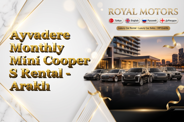 Ayvadere Monthly Mini Cooper S Rental - Araklı
