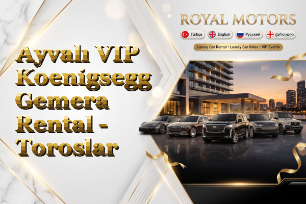 Ayvalı VIP Koenigsegg Gemera Rental - Toroslar