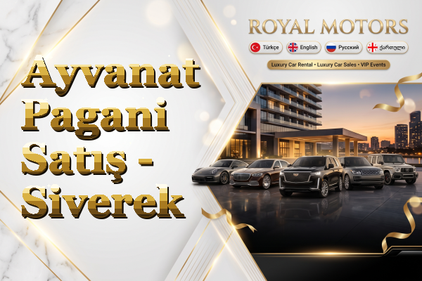 Ayvanat Pagani Satış - Siverek