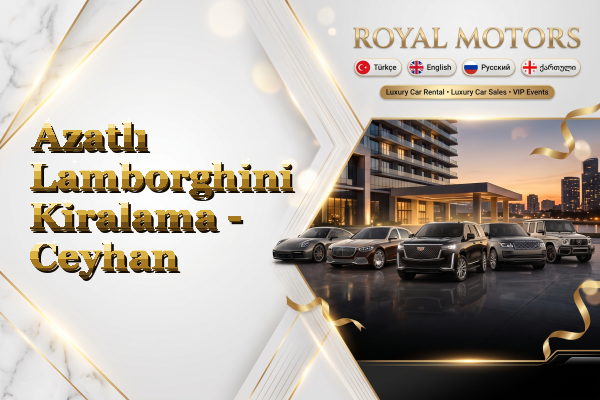 Azatlı Lamborghini Kiralama - Ceyhan