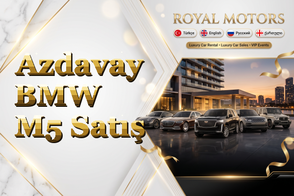 Azdavay BMW M5 Satış