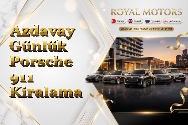Azdavay Günlük Porsche 911 Kiralama