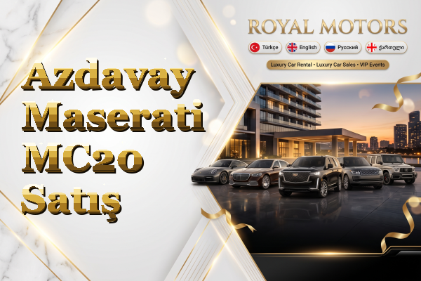 Azdavay Maserati MC20 Satış