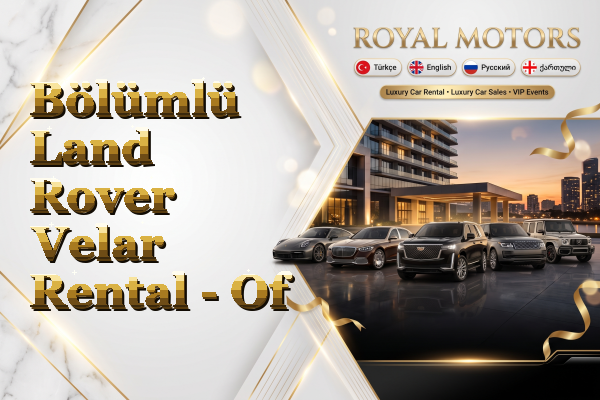 Bölümlü Land Rover Velar Rental - Of