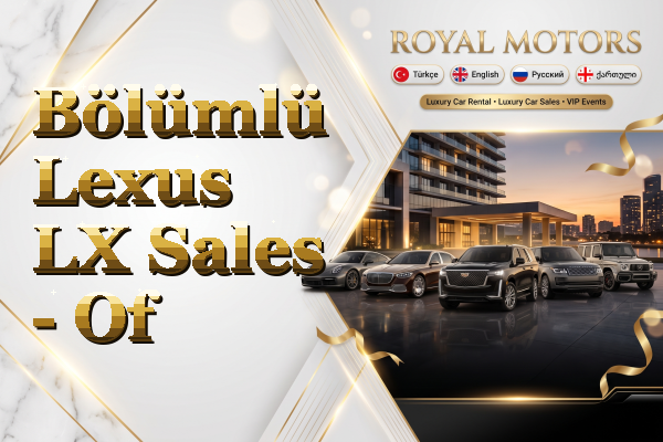 Bölümlü Lexus LX Sales - Of