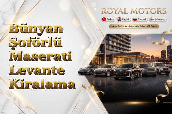 Bünyan Şoförlü Maserati Levante Kiralama
