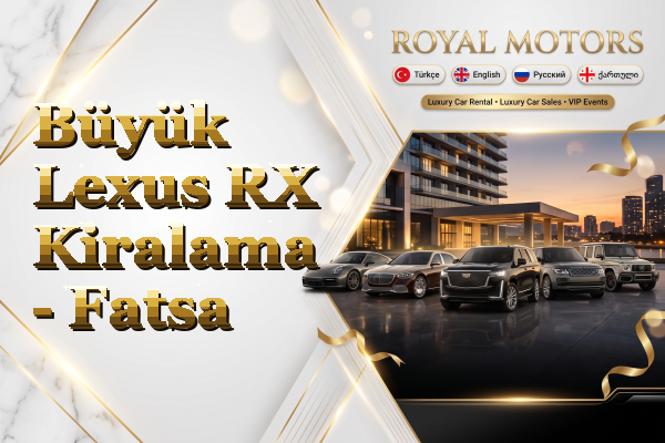 Büyük Lexus RX Kiralama - Fatsa