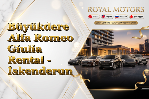 Büyükdere Alfa Romeo Giulia Rental - İskenderun