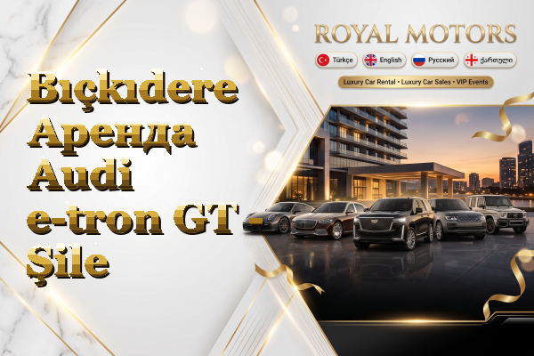 Bıçkıdere Аренда Audi e-tron GT - Şile