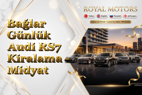 Bağlar Günlük Audi RS7 Kiralama - Midyat