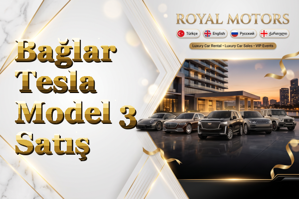 Bağlar Tesla Model 3 Satış