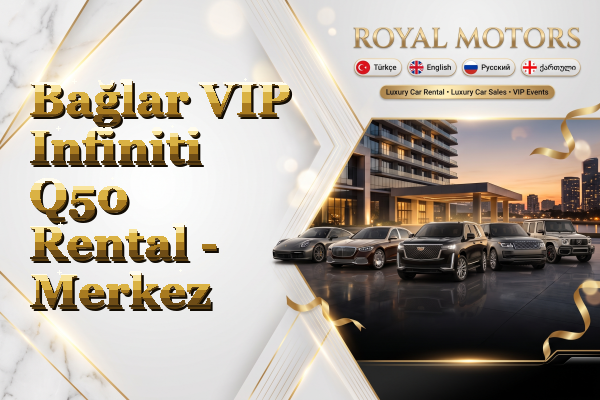 Bağlar VIP Infiniti Q50 Rental - Merkez