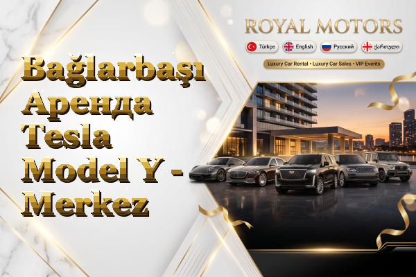 Bağlarbaşı Аренда Tesla Model Y - Merkez