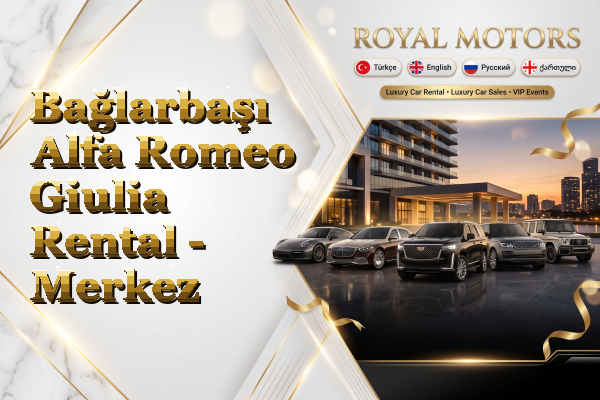 Bağlarbaşı Alfa Romeo Giulia Rental - Merkez