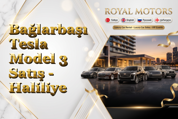 Bağlarbaşı Tesla Model 3 Satış - Haliliye