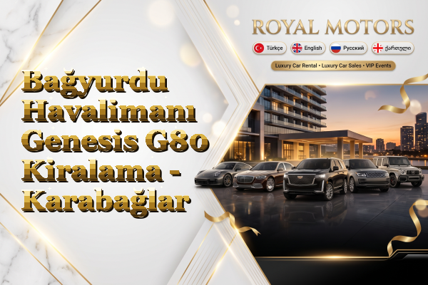 Bağyurdu Havalimanı Genesis G80 Kiralama - Karabağlar
