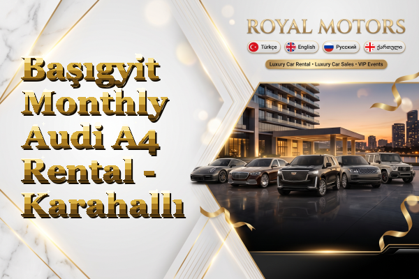 Başıgyit Monthly Audi A4 Rental - Karahallı